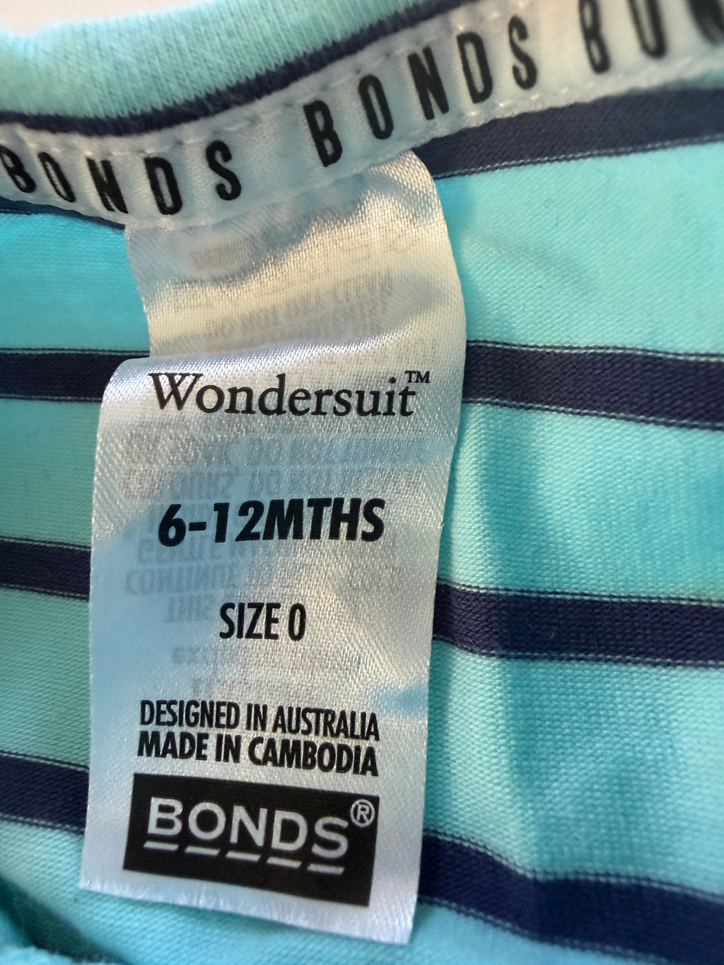 Bonds Short Wondersuit (6-12M)