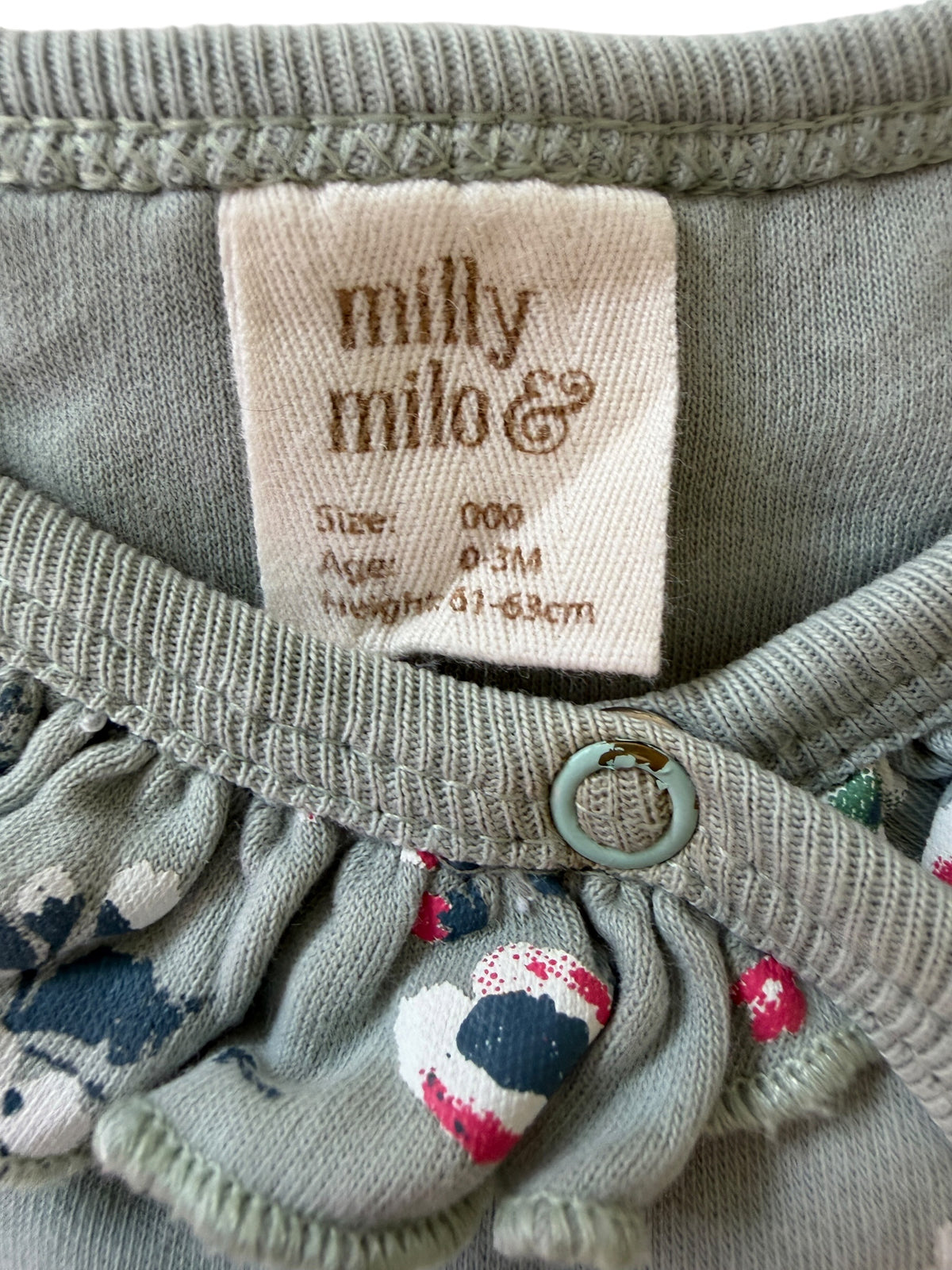 Milly & Milo Onesie (0-3M)
