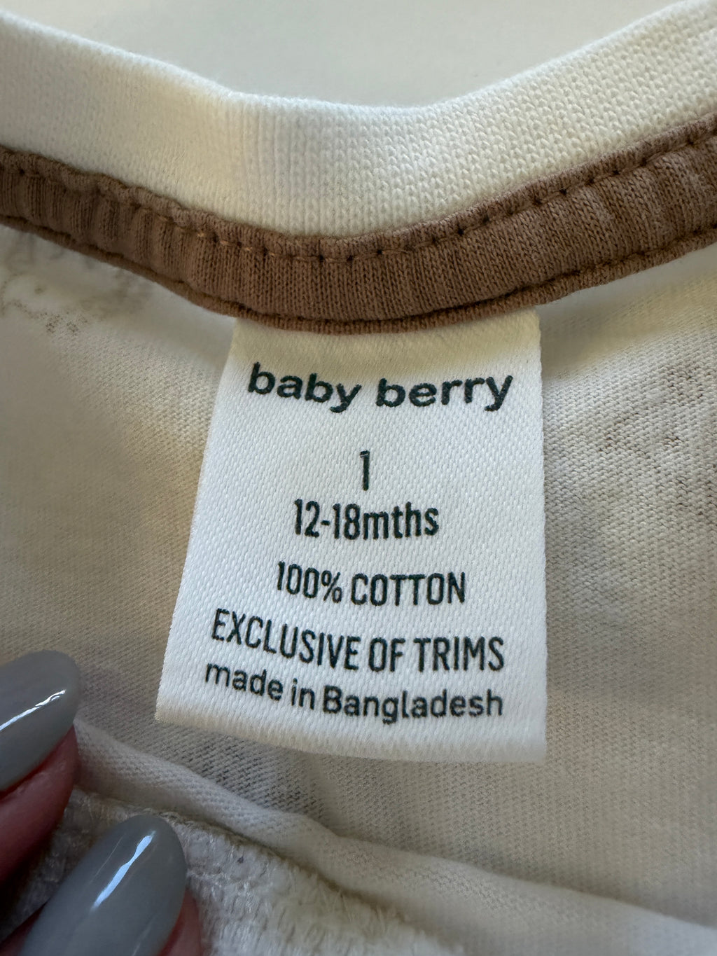 Baby Berry Long Sleeve (12-18M)