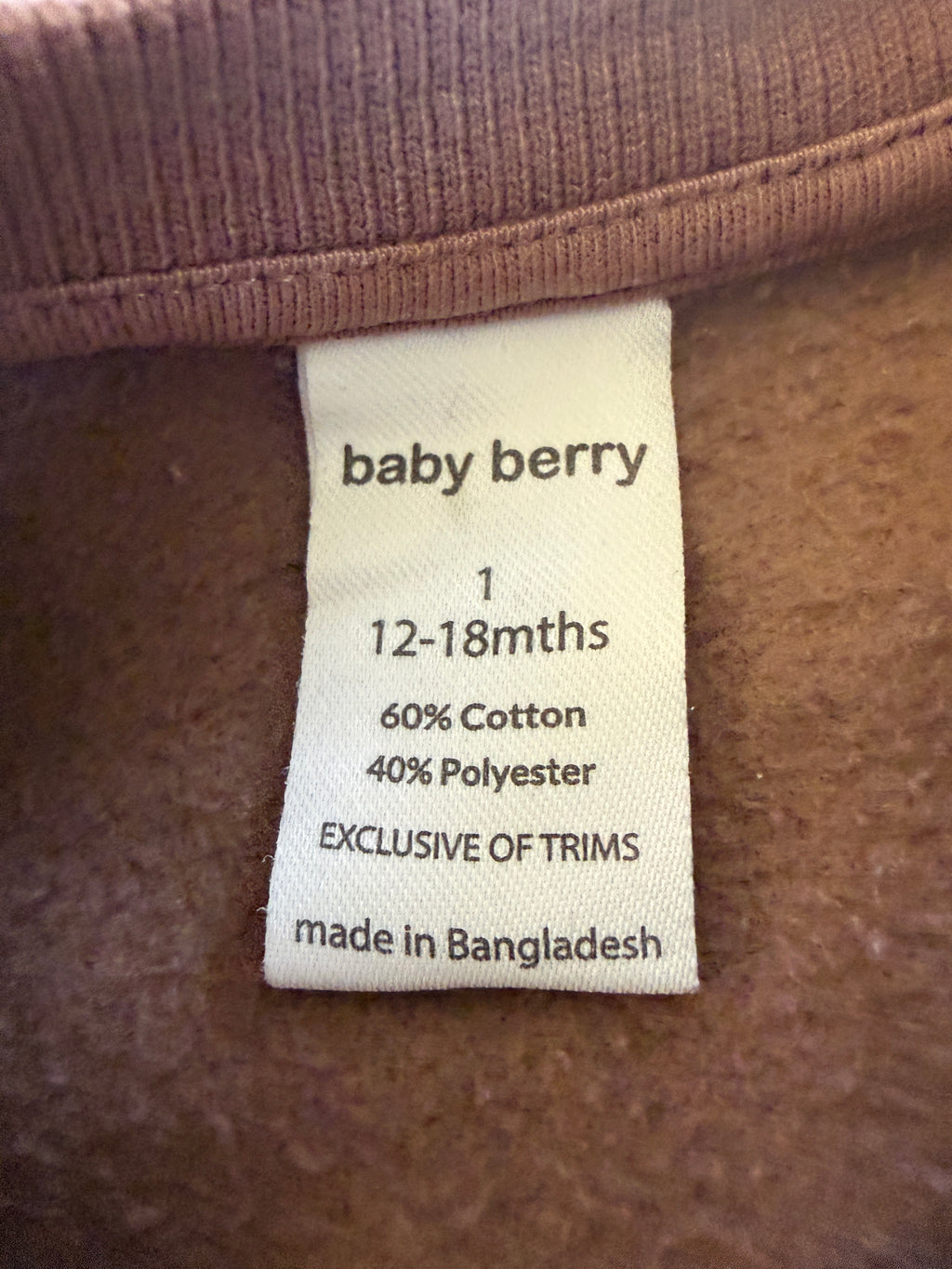 Baby Berry Jumper (12-18M)