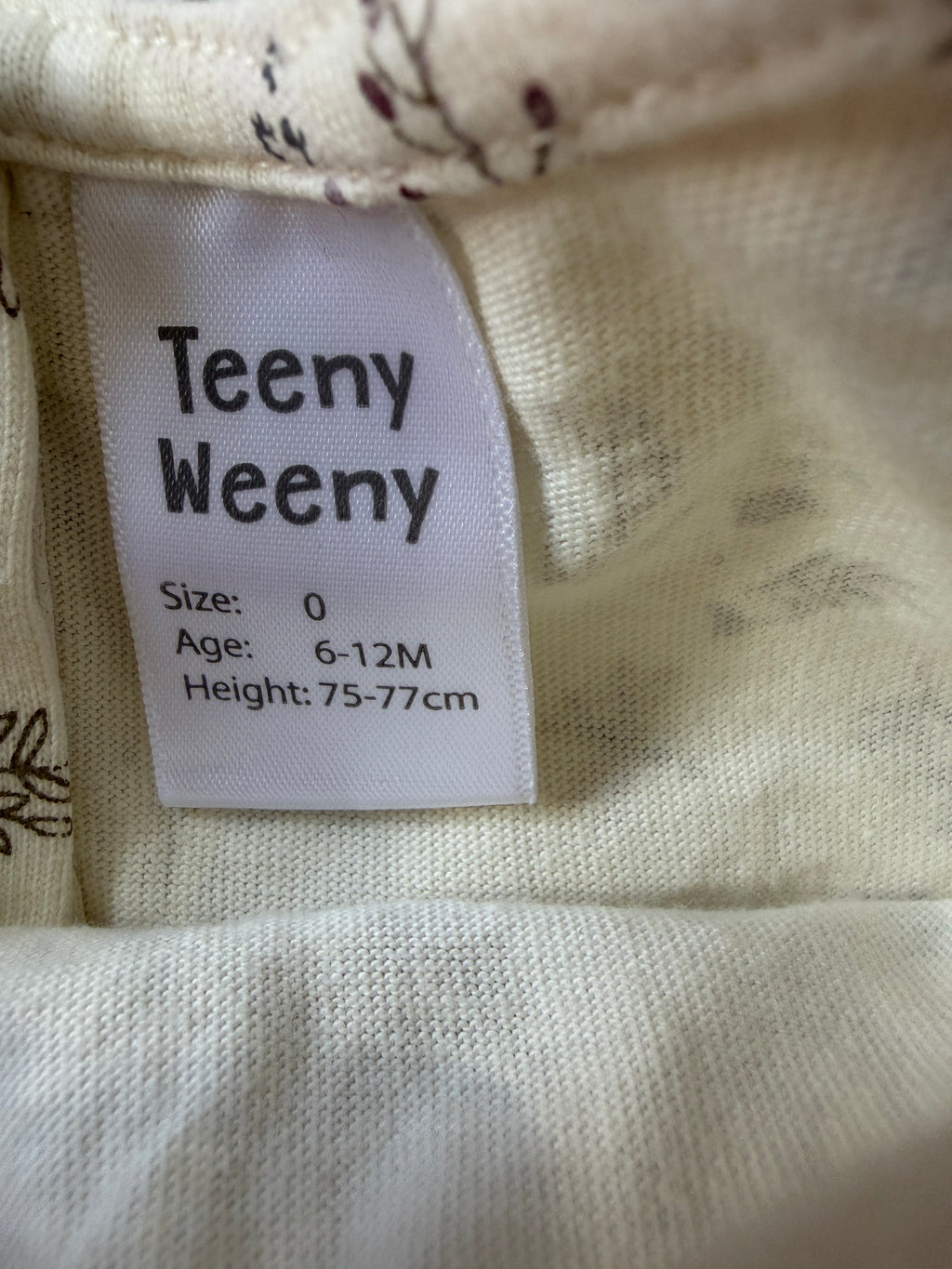 Teeny Weeny Long Sleeve (6-12M)