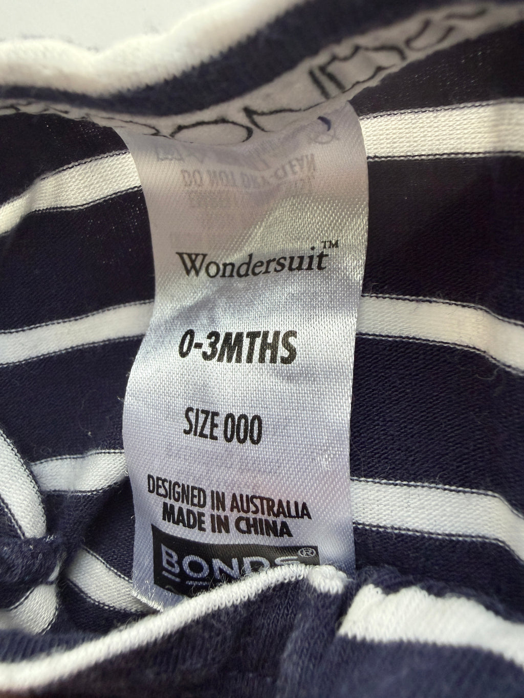 Bonds Wondersuit (0-3M)
