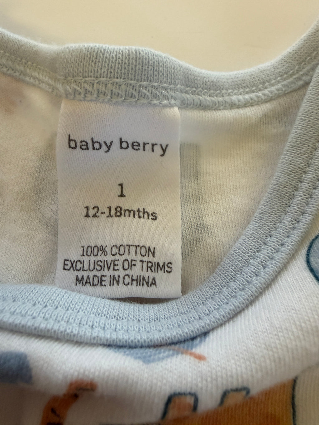Baby Berry Bodysuit (12-18M)