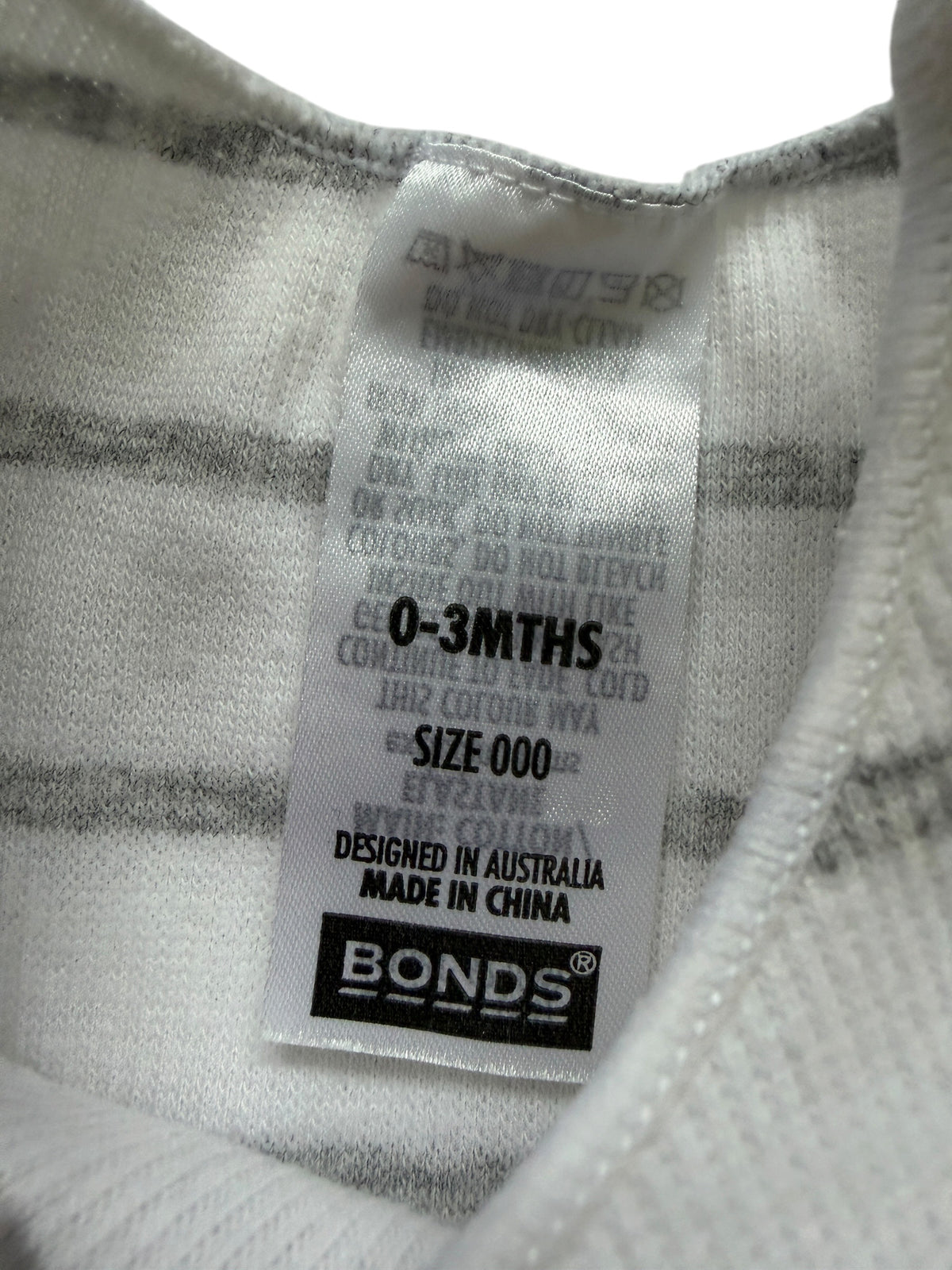 Bonds Bodysuit (0-3M)