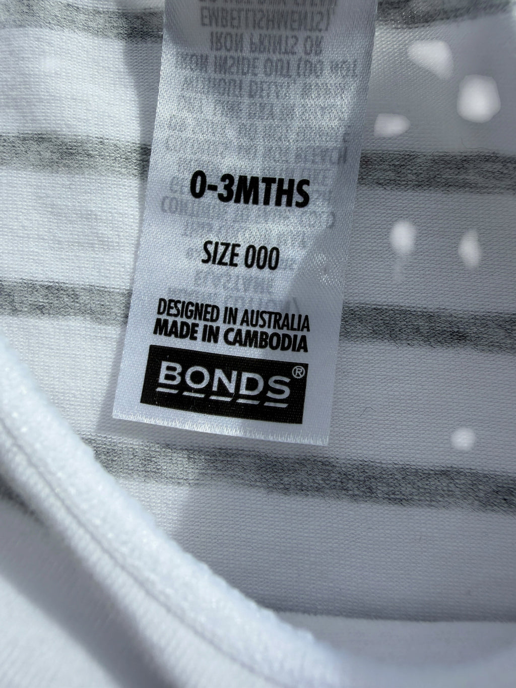 Bonds Bodysuit (0-3M)