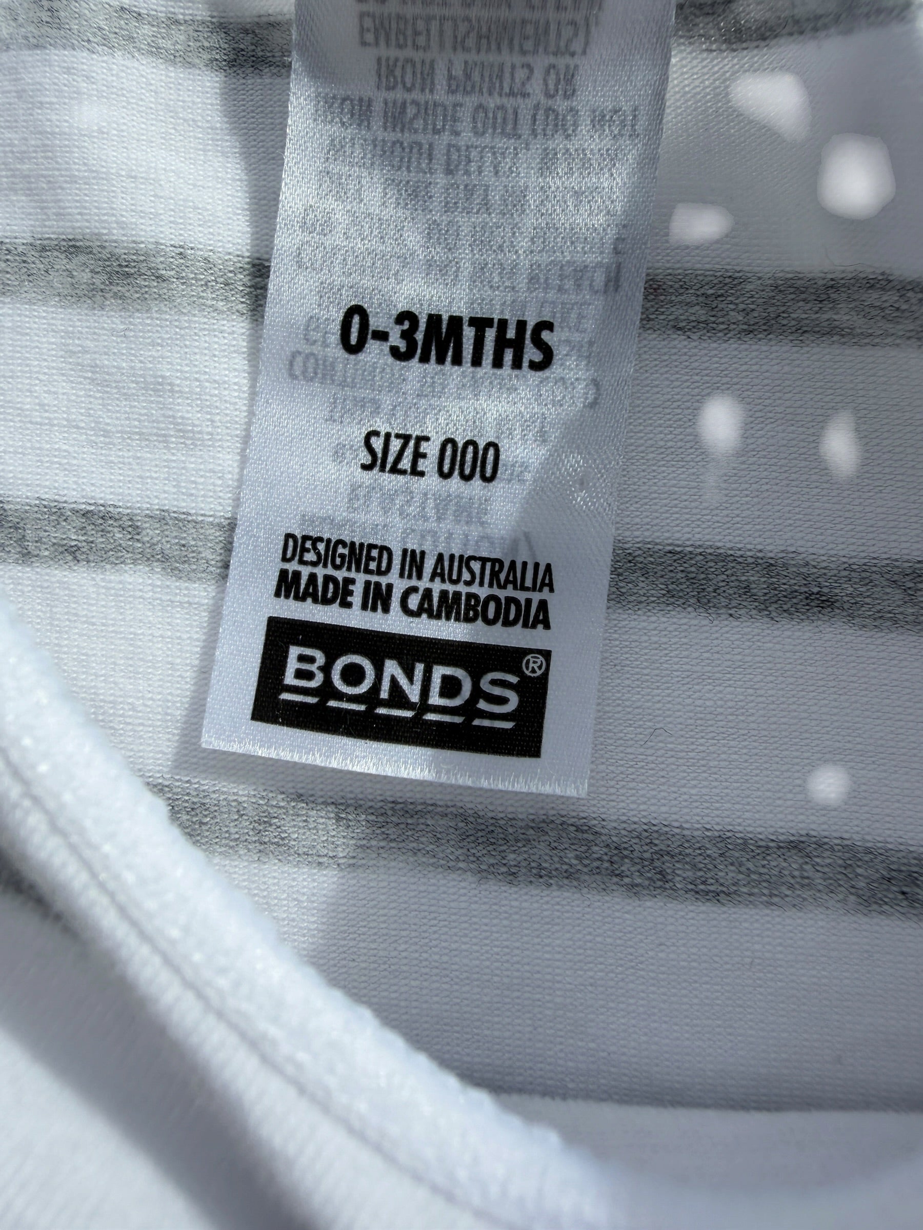 Bonds Bodysuit (0-3M)