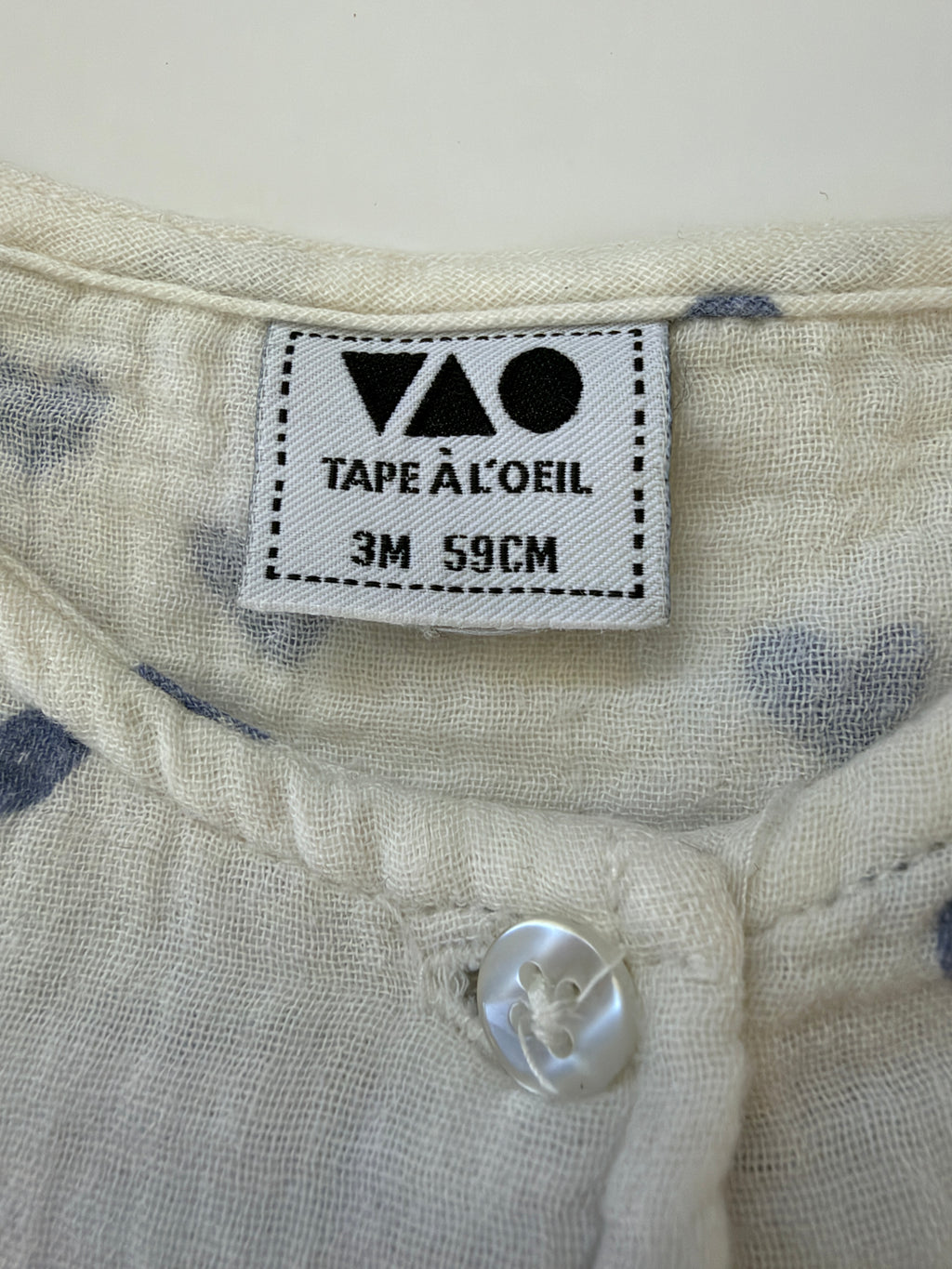 Tape À Ľoeil Long Sleeve (0-3M)