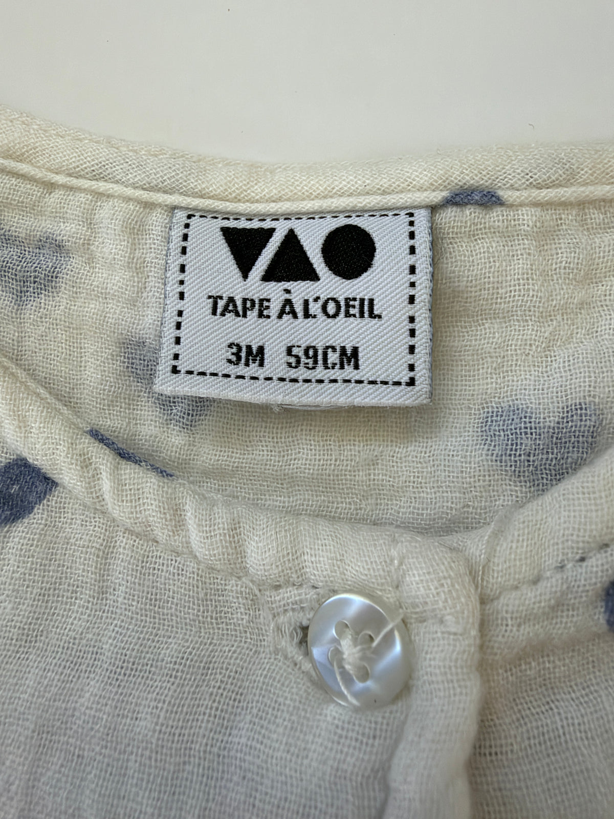 Tape À Ľoeil Long Sleeve (0-3M)