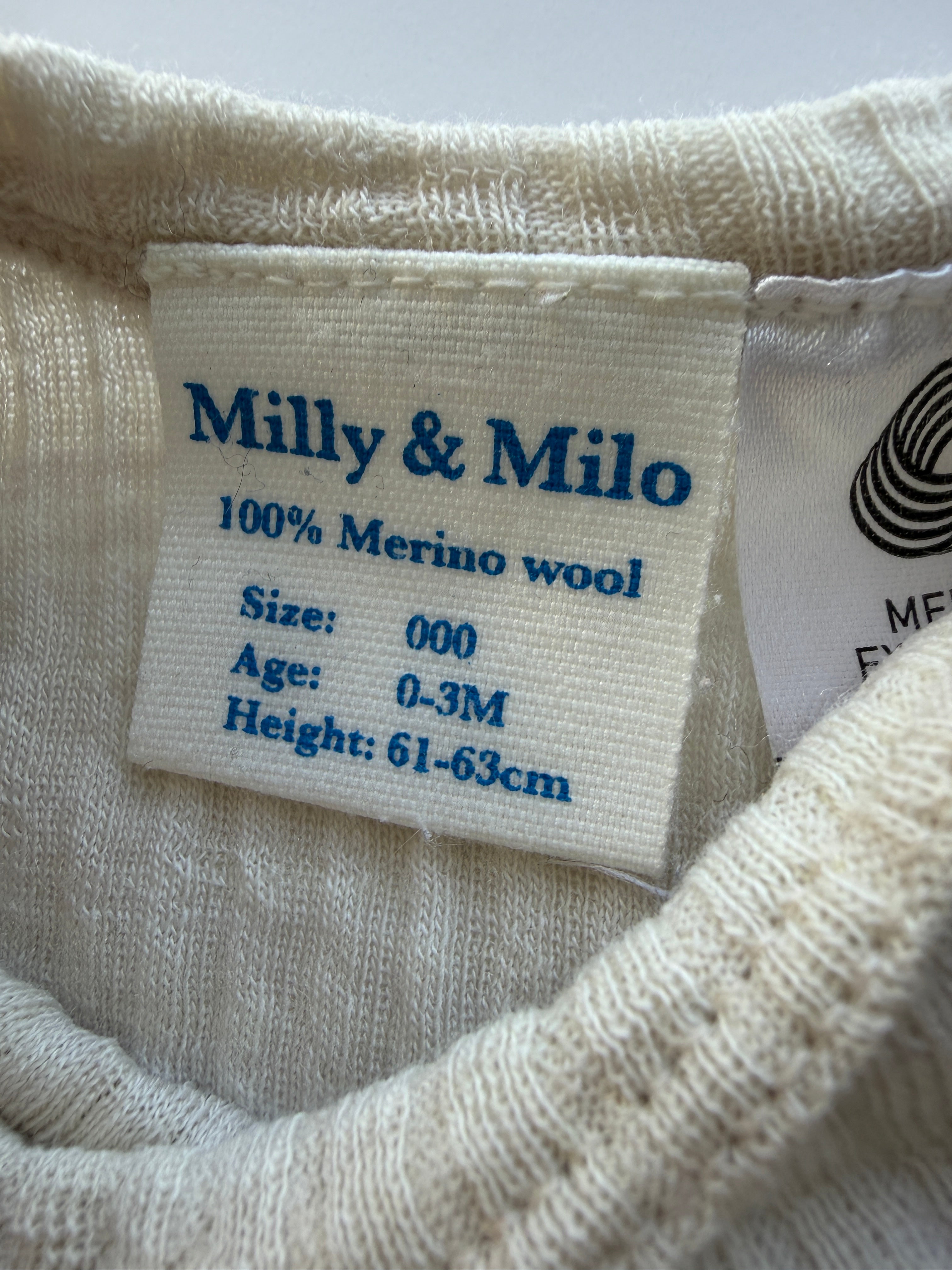 Milly & Milo Bodysuit (0-3M)